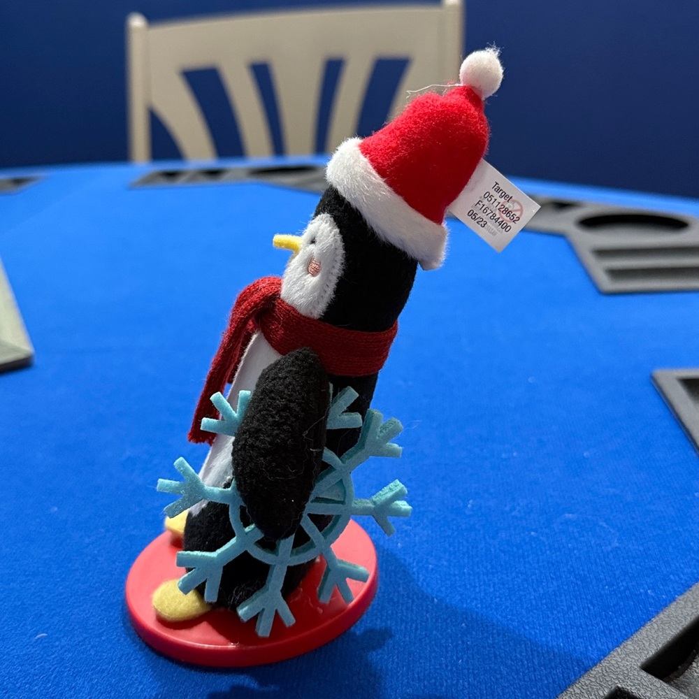 Wondershop Festive Penguin Decor - Black, Red, White - Picture 2 of 2